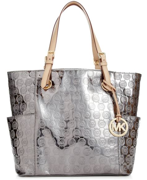 silver and gold michael kors bag|Michael Kors handbags silver.